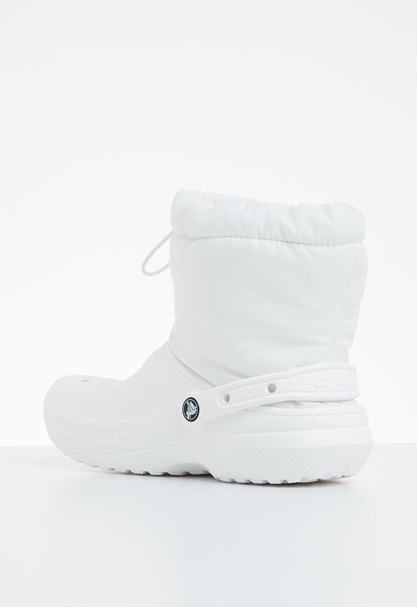 Crocs - Classic lined neo puff boot - white 