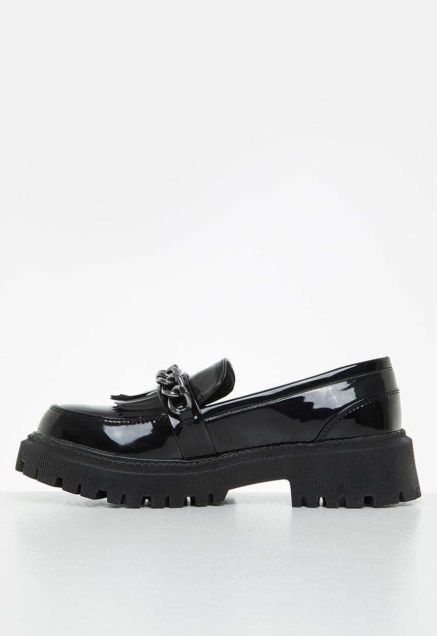 Footwork - Brianna chunky chain loafer - black