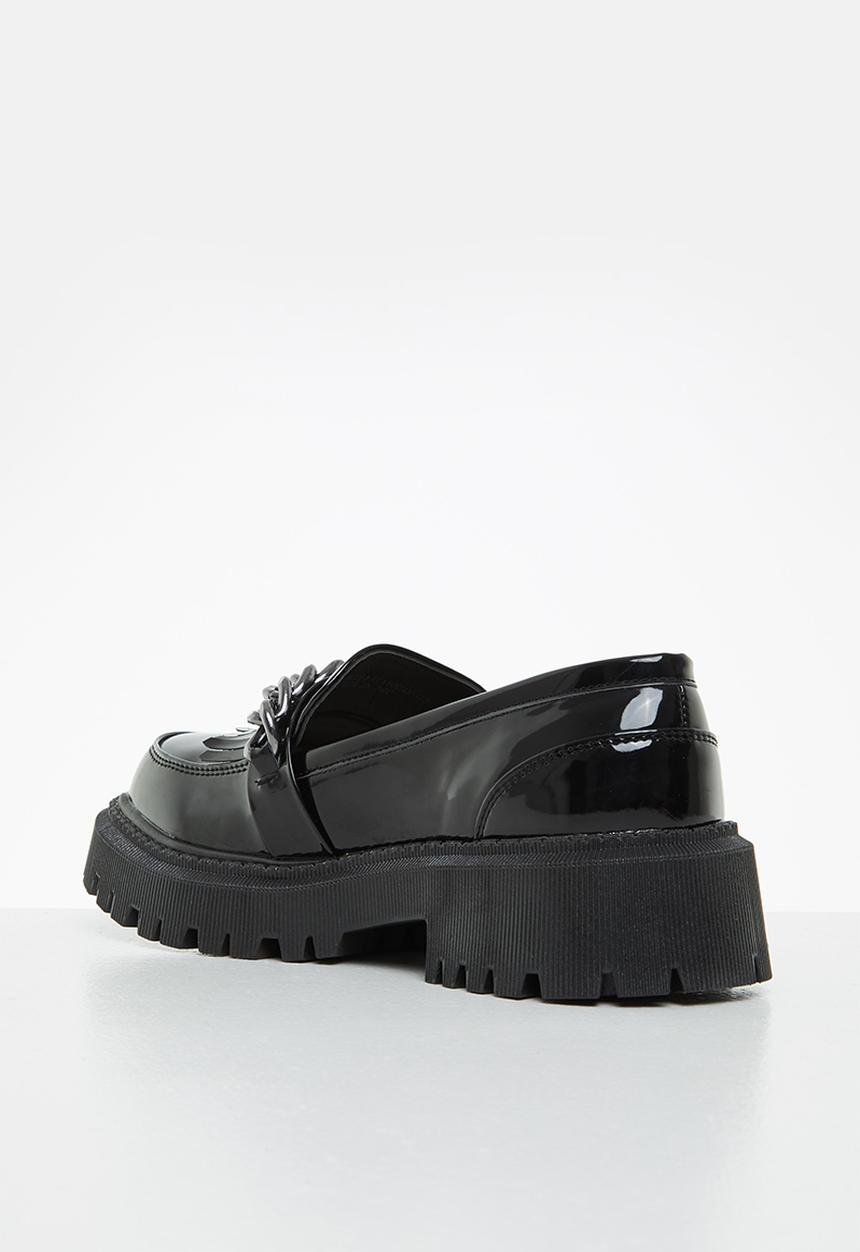 Footwork - Brianna chunky chain loafer - black