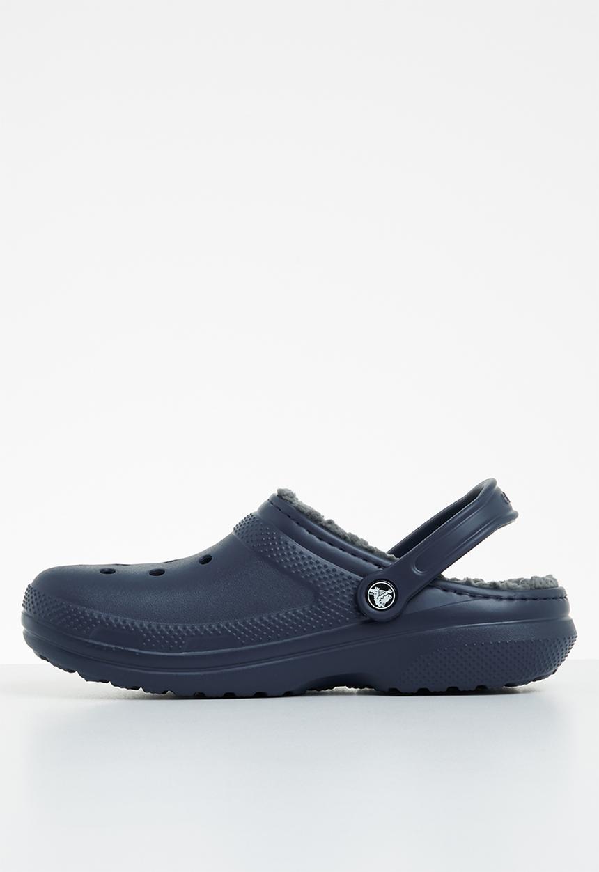 Crocs - Classic lined clog - navy & charcoal