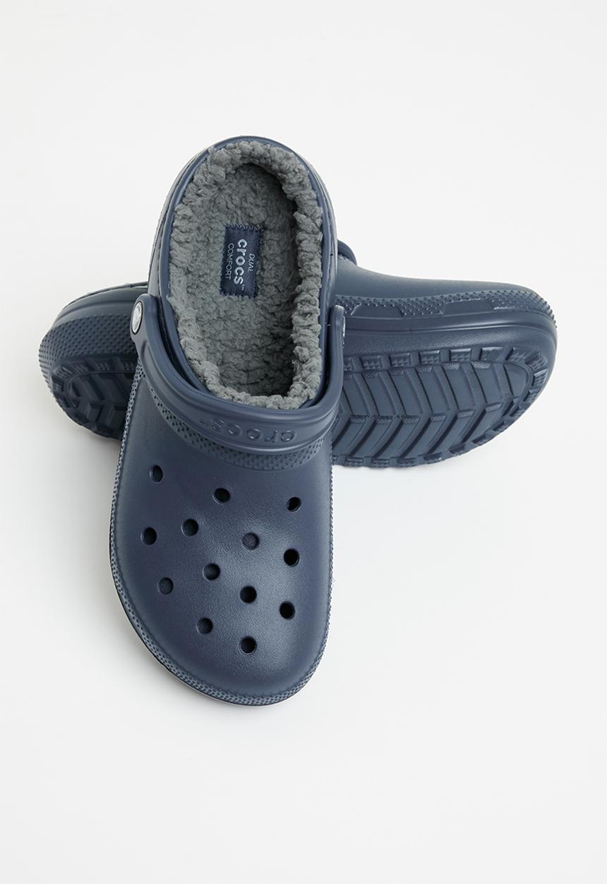 Crocs - Classic lined clog - navy & charcoal