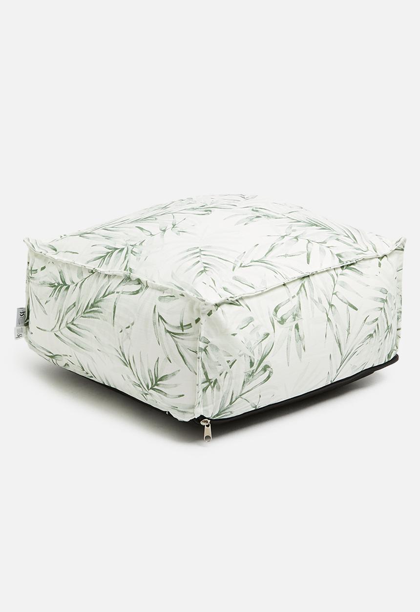 Sixth Floor - Outdoor floor cushion - leafy