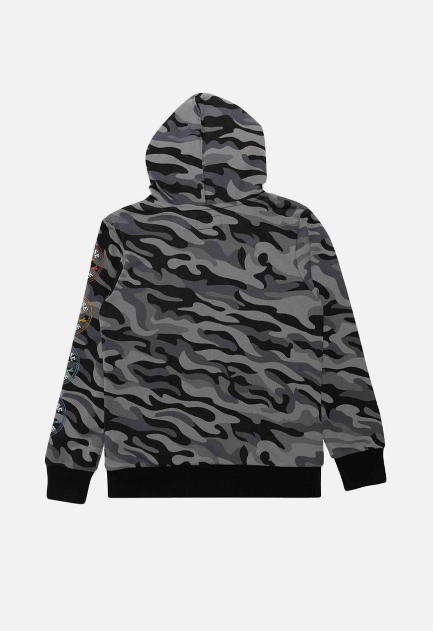 Converse - Converse boys camo po hoodie - black