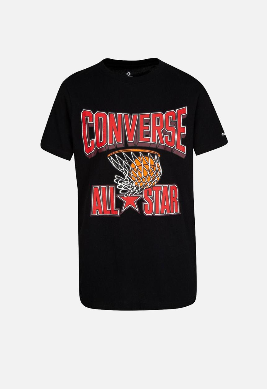 Converse - Converse boys all star basketball tee - black