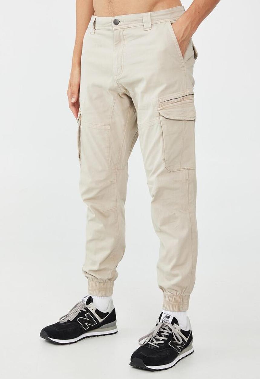 Cotton On - Urban jogger - washed chalk cargo