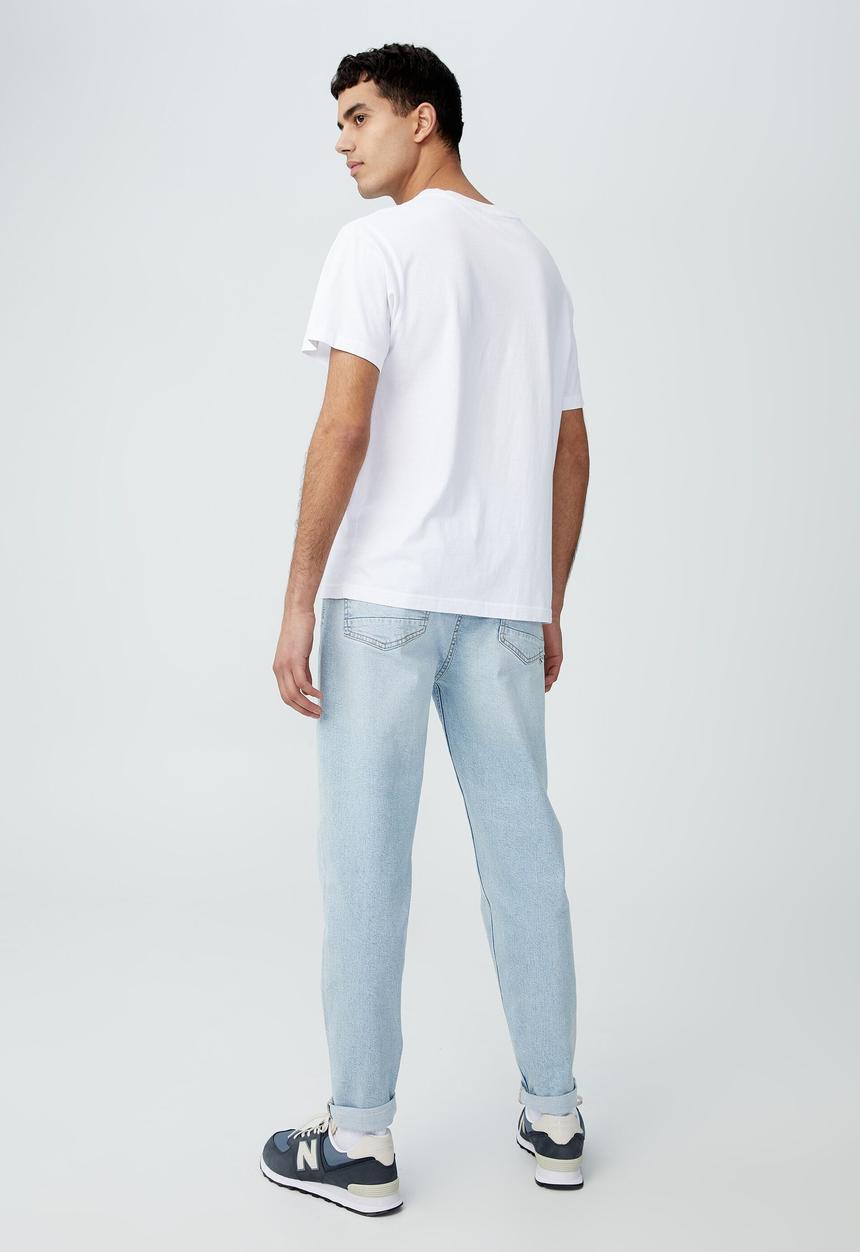 Cotton On - Relaxed tapered jean - vapour blue