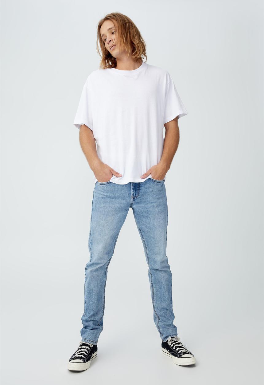 Cotton On - Slim fit jean - mid blue