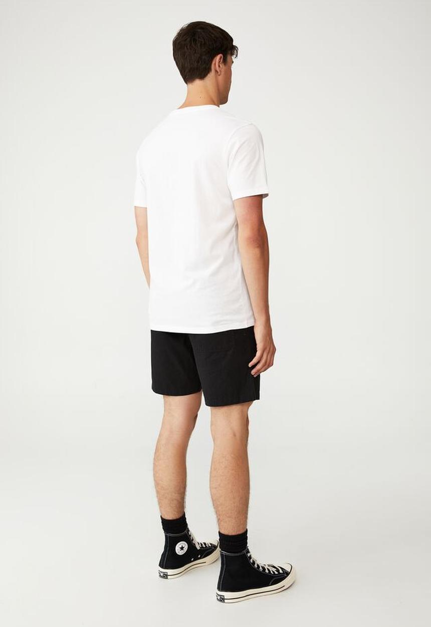 Cotton On - Tbar classic T-shirt - vintage white/sometimes in new york flags
