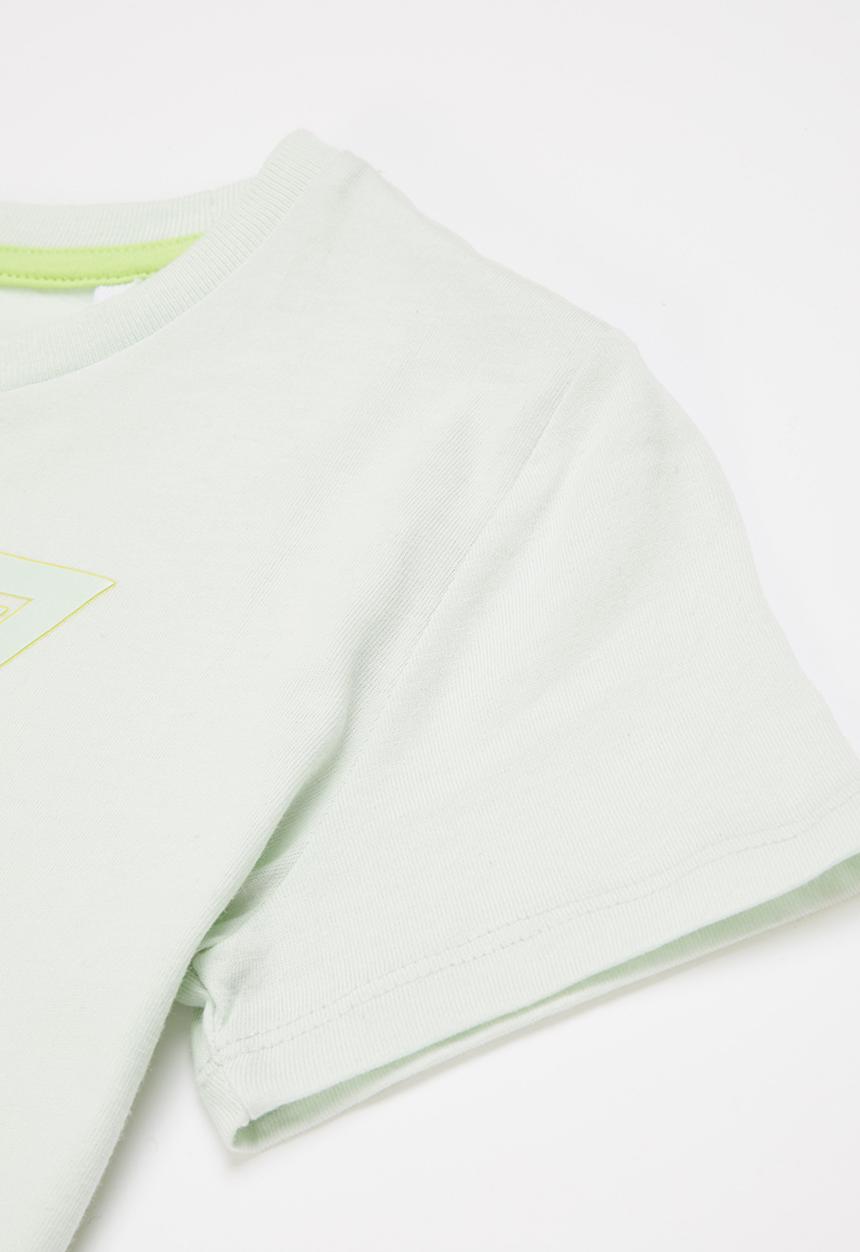 GUESS - Short sleeve raised triangle crew tee - grey mark