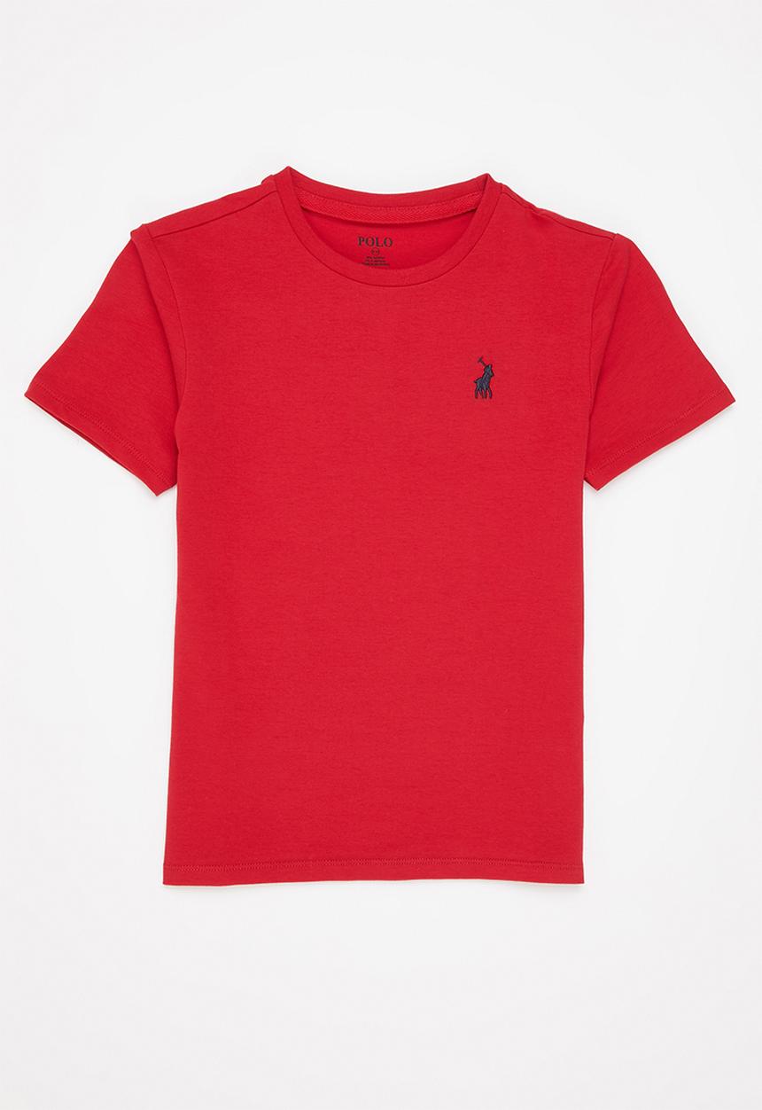 POLO - Girls classic short sleeve tee - red