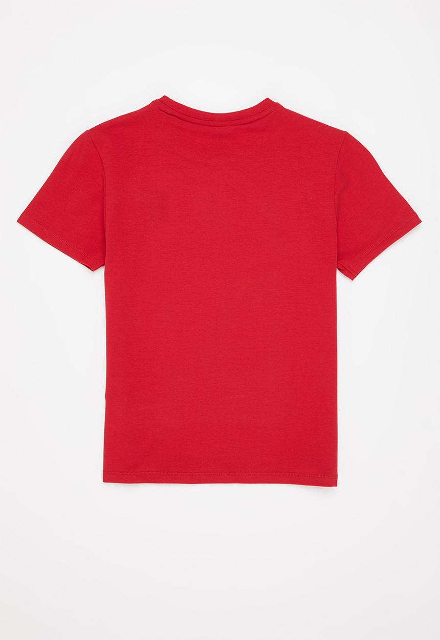 POLO - Girls classic short sleeve tee - red
