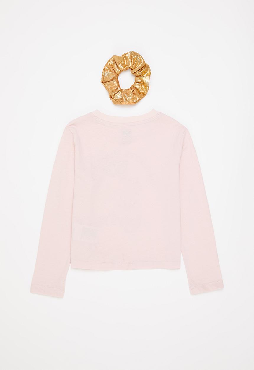 Levi’s® - Lvg long slv tee scrunchie set - potpourri