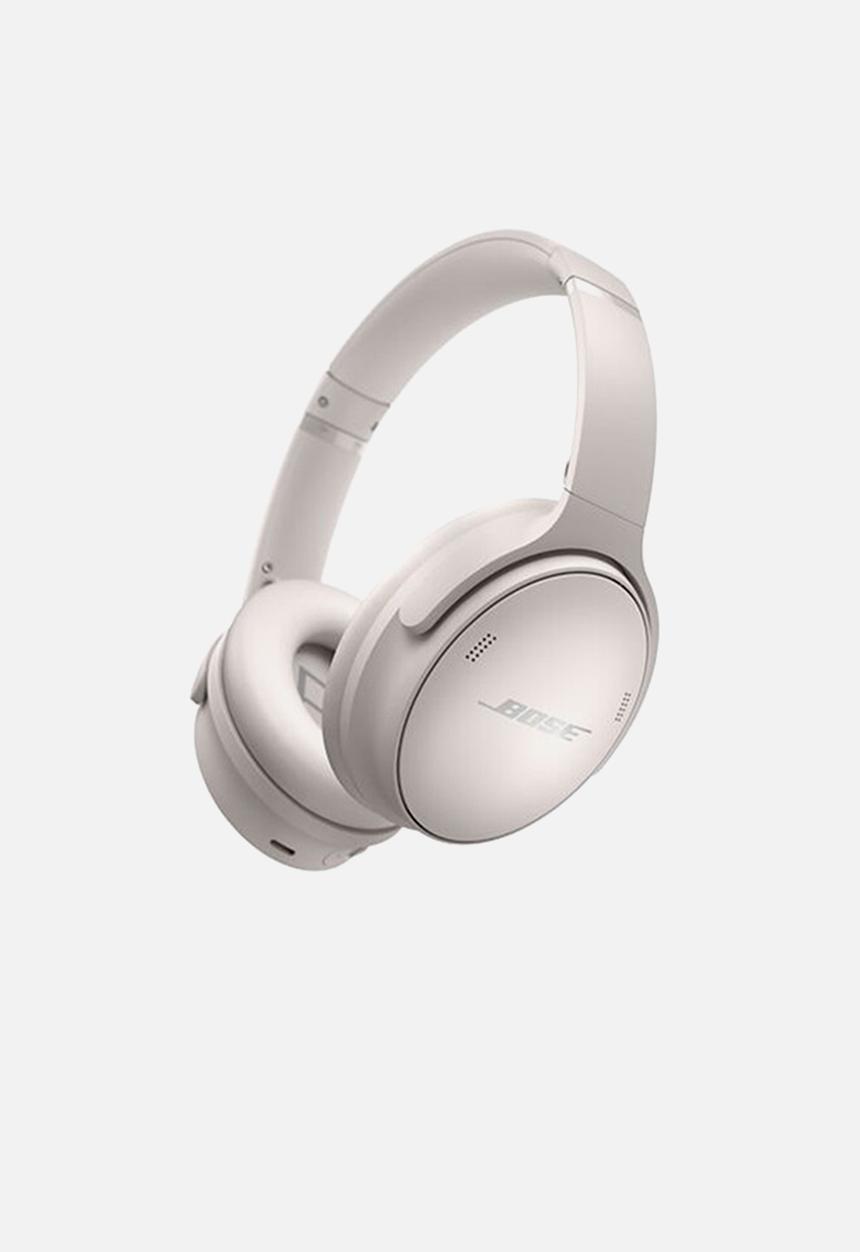 Bose - QC 45 noise-canceling wireless over-ear headphones - white smoke 