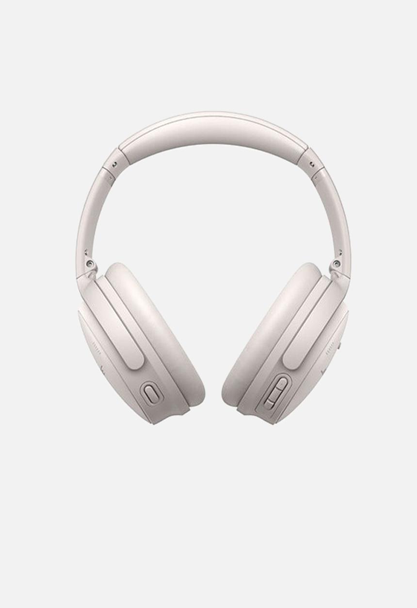 Bose - QC 45 noise-canceling wireless over-ear headphones - white smoke 