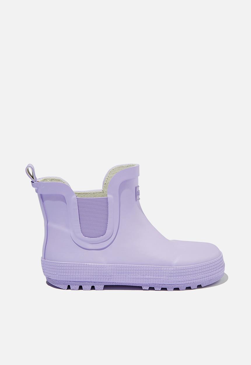 Cotton On - Gusset gumboot - vintage lilac grid