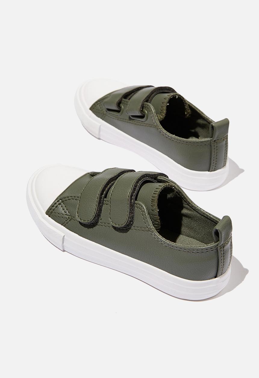 Cotton On - Classic double strap trainer - khaki