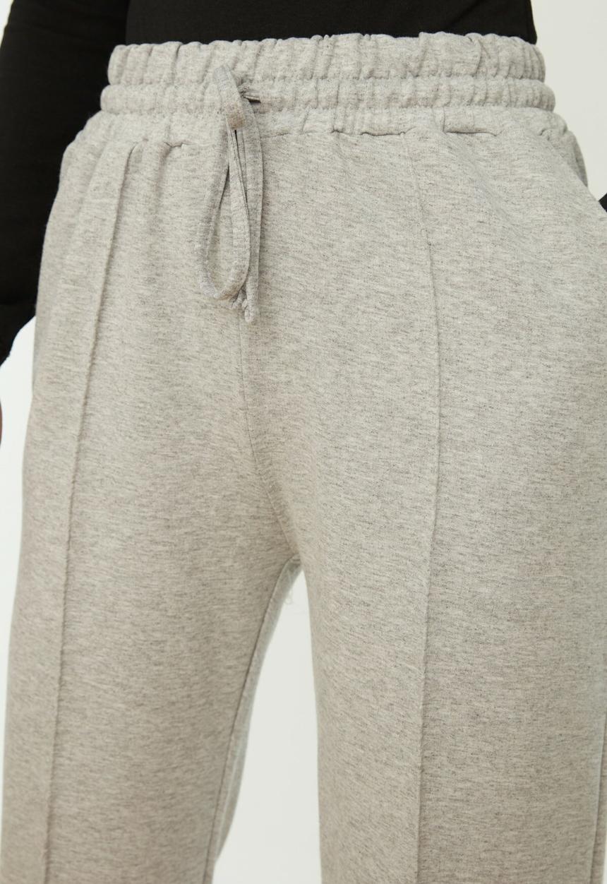 Trendyol - Straight fit slim sweatpants - grey