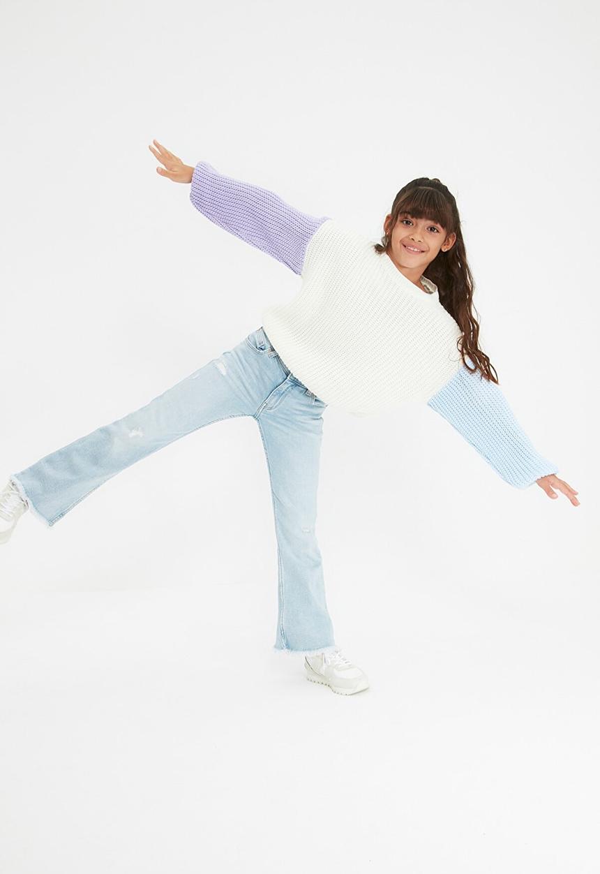 Trendyol - Girls colourblock jumper - multi