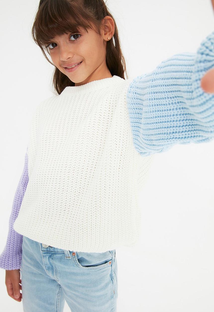 Trendyol - Girls colourblock jumper - multi