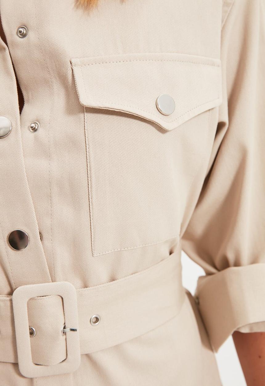 Trendyol - Basic jacket - stone