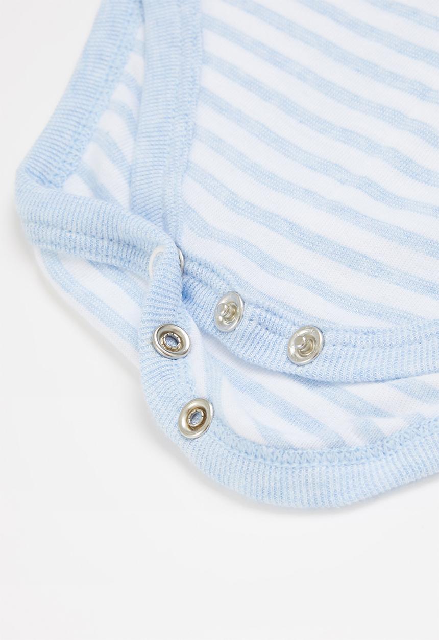 Pop Candy - 3 Pack long sleeve vests - blue