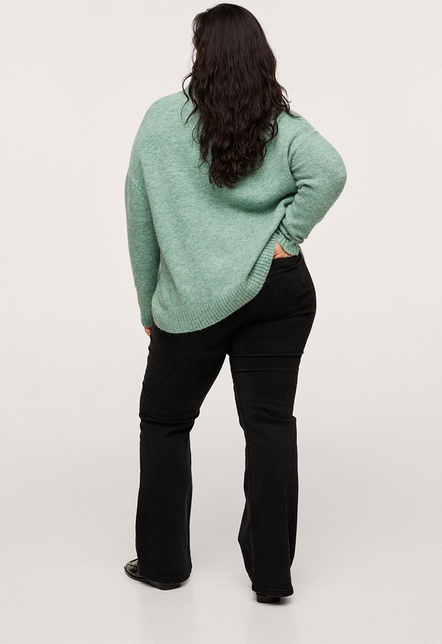 MANGO - Plus sweater nantes - aqua green