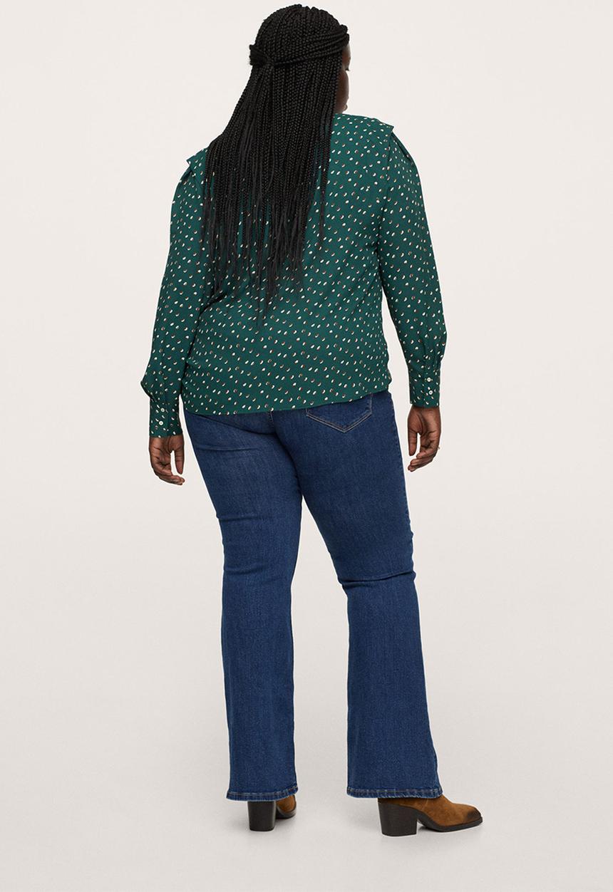 MANGO - Plus blouse cortesan - green