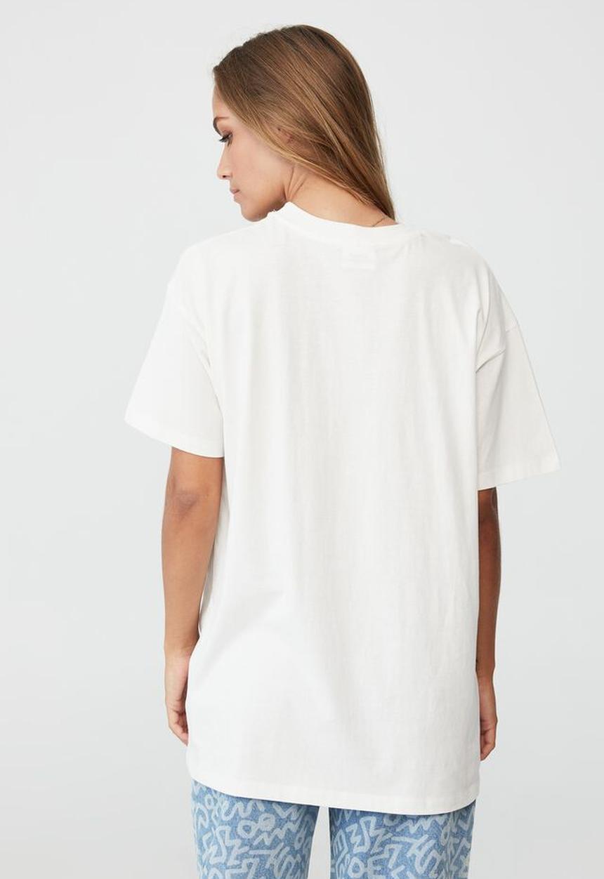 Cotton On - Special edition keith haring tee - lcn kh keith haring new york/vintage white