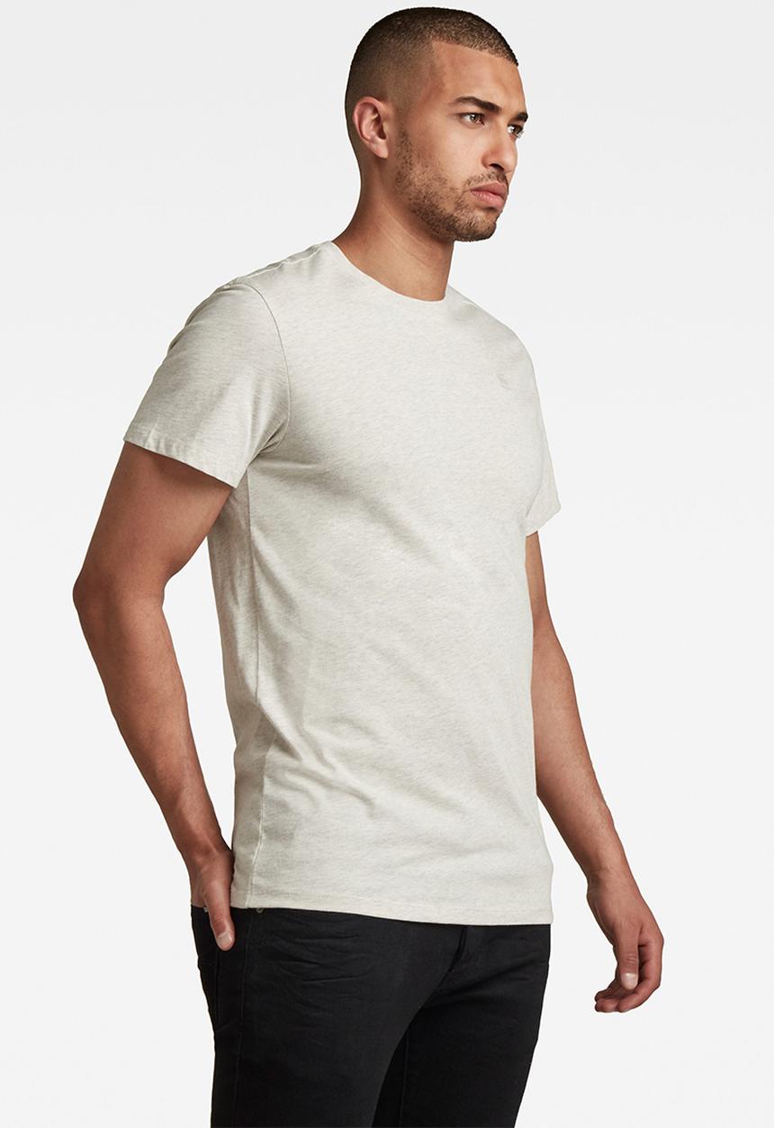 G-STAR - Base-s r t short sleeve - whitebait heather