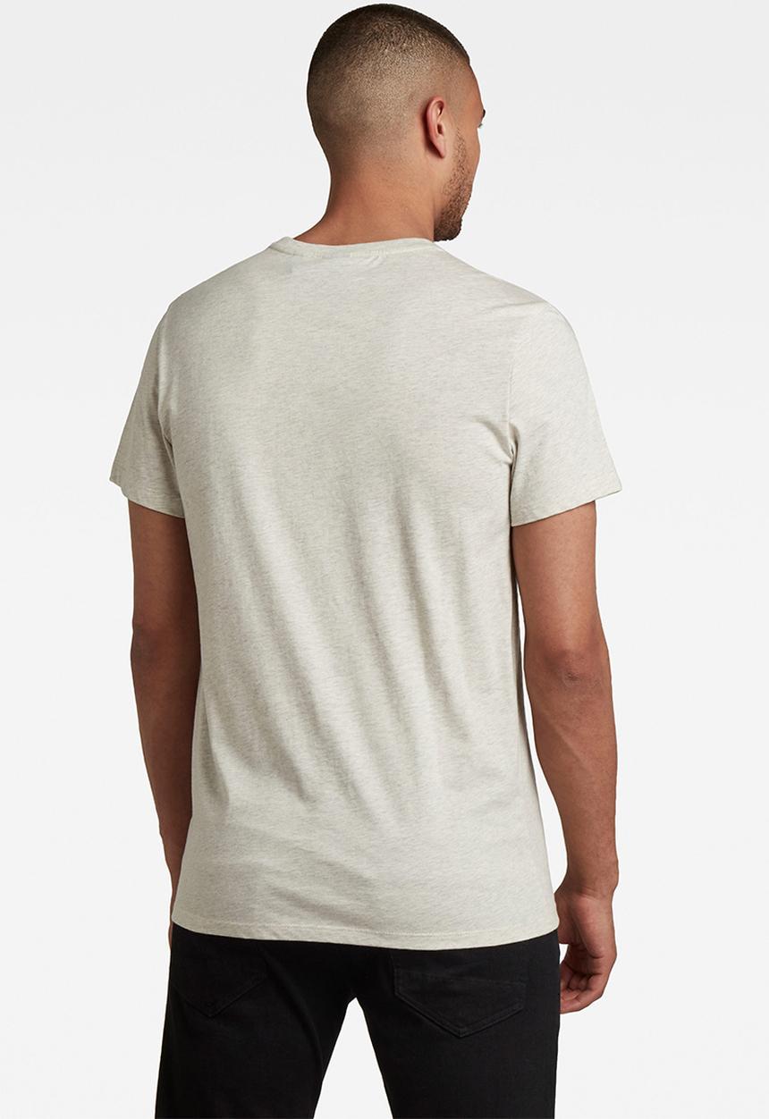 G-STAR - Base-s r t short sleeve - whitebait heather