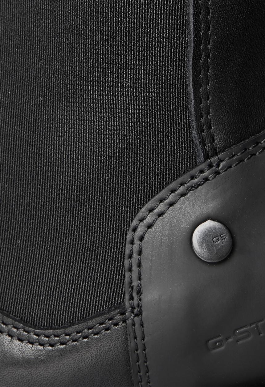 G-STAR - Tacoma ii chelsea leather w - black
