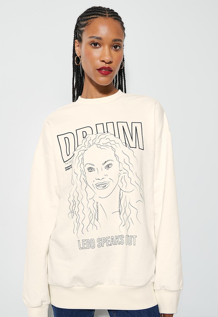 Superbalist - Drum crew sweat - ecru