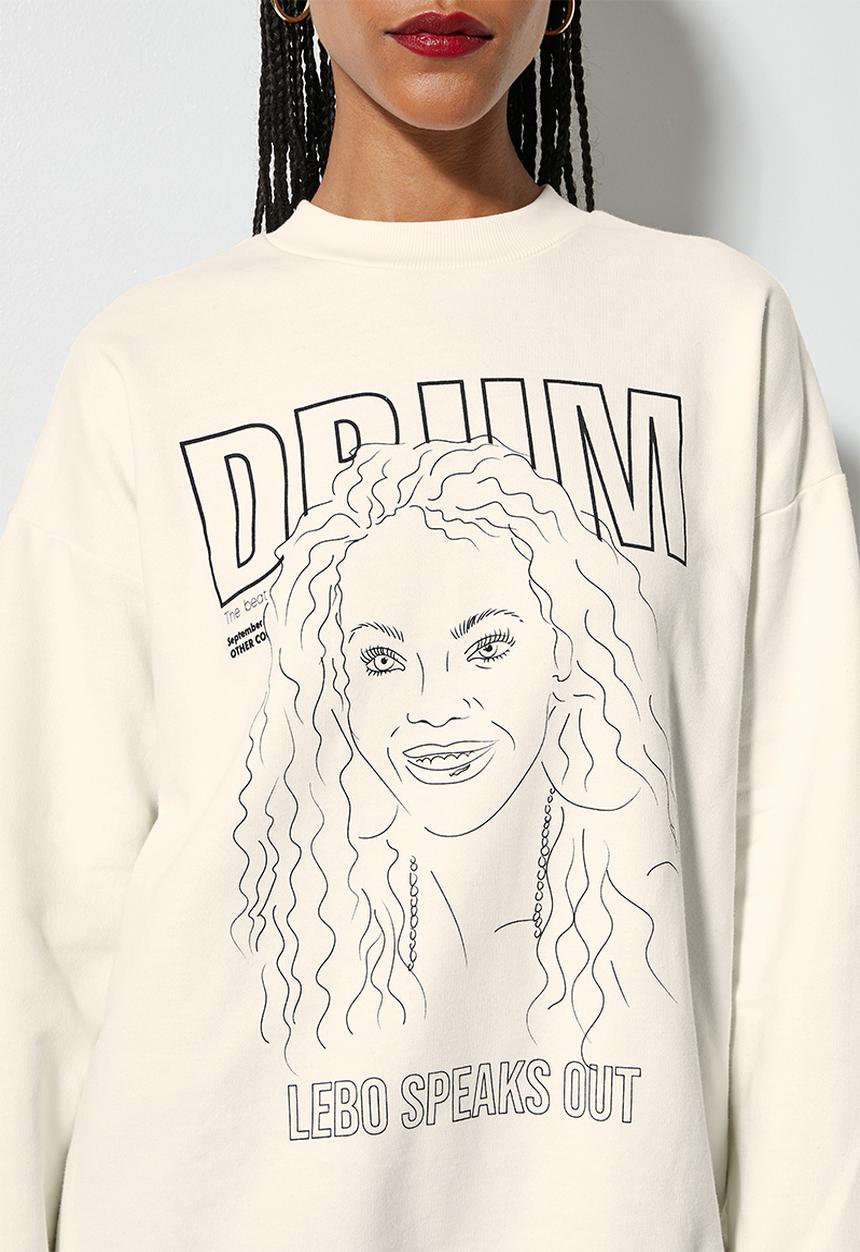 Superbalist - Drum crew sweat - ecru