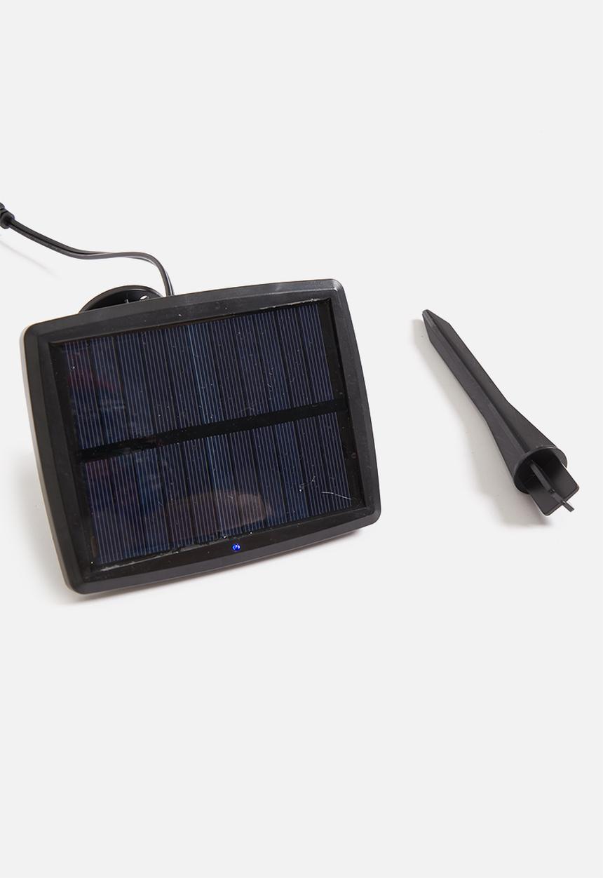 Sixth Floor - Outdoor solar string lights - black