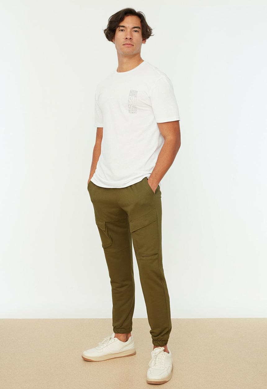 Trendyol - Cuffed cargo jogger - khaki