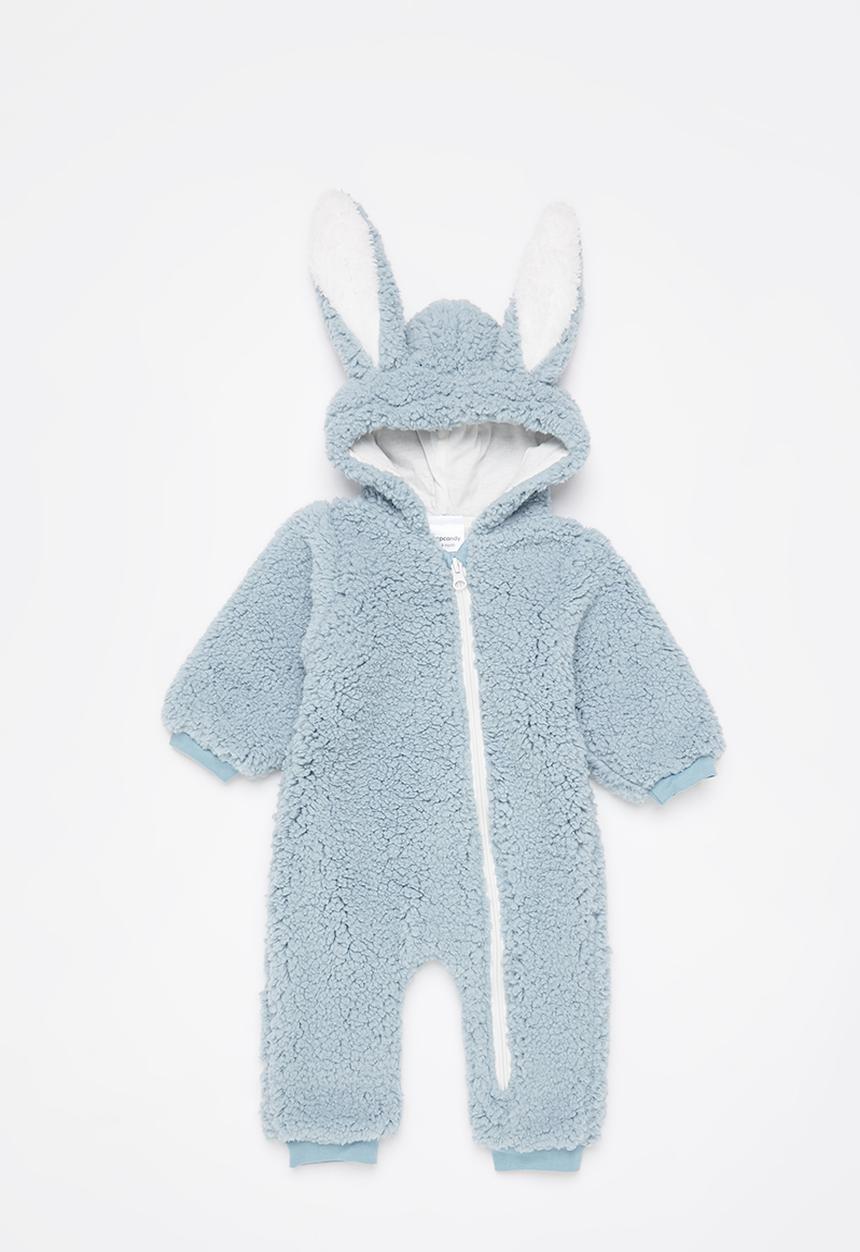 Pop Candy - Baby bunny romper - blue