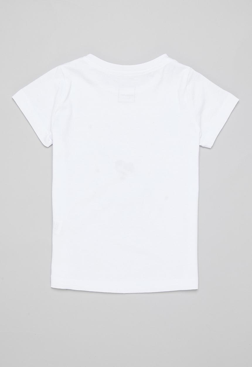 Pop Candy - Girls graphic tee - white