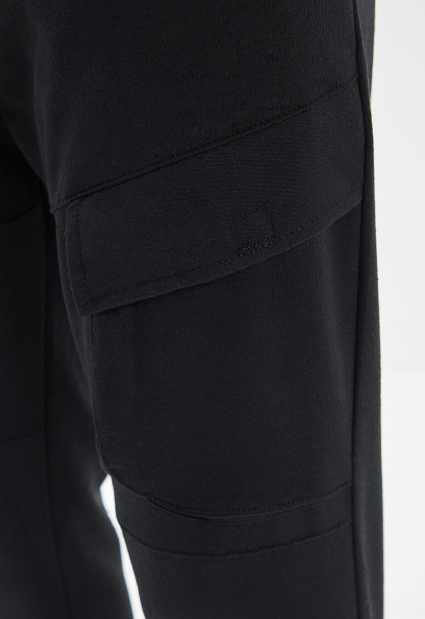 Trendyol - Cuffed cargo jogger - black