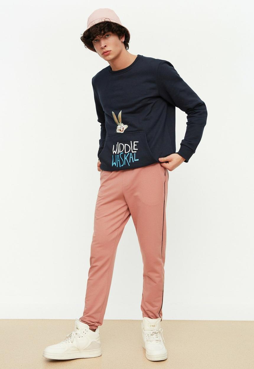 Trendyol - Thin piping regular fit jogger - rose