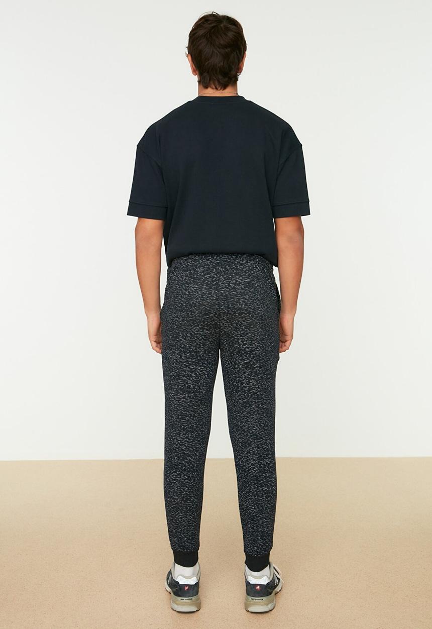 Trendyol - Cuffed washed out regular fit sweatpants - navy
