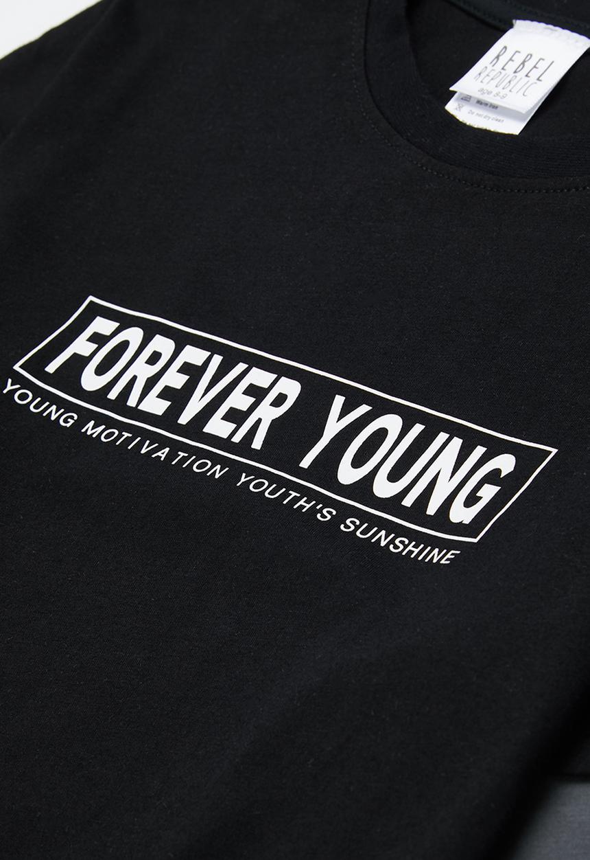 Rebel Republic - Printed tee - black