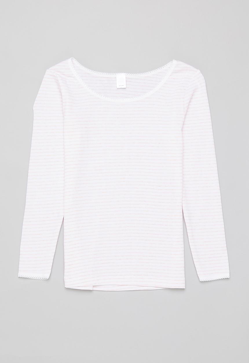 Rebel Republic - Girls 2 pack stripe spencer - pink & white