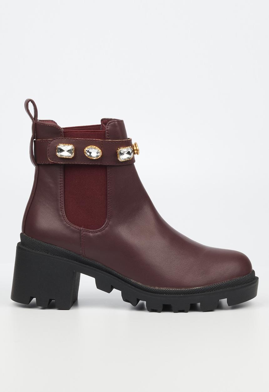 Rock & Co - Blink 1 chelsea boot - burgundy