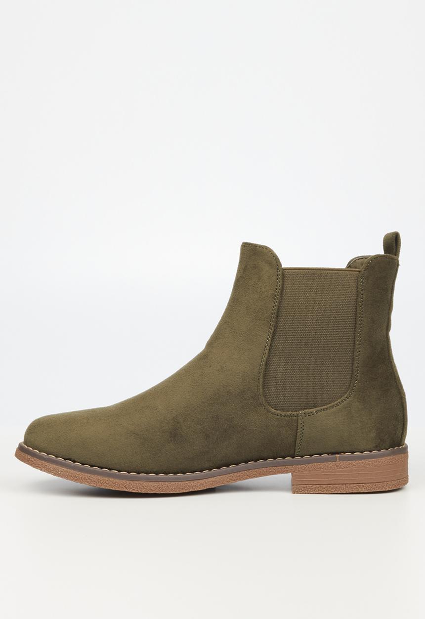 Butterfly Feet - Celeste 1 chelsea boot - olive