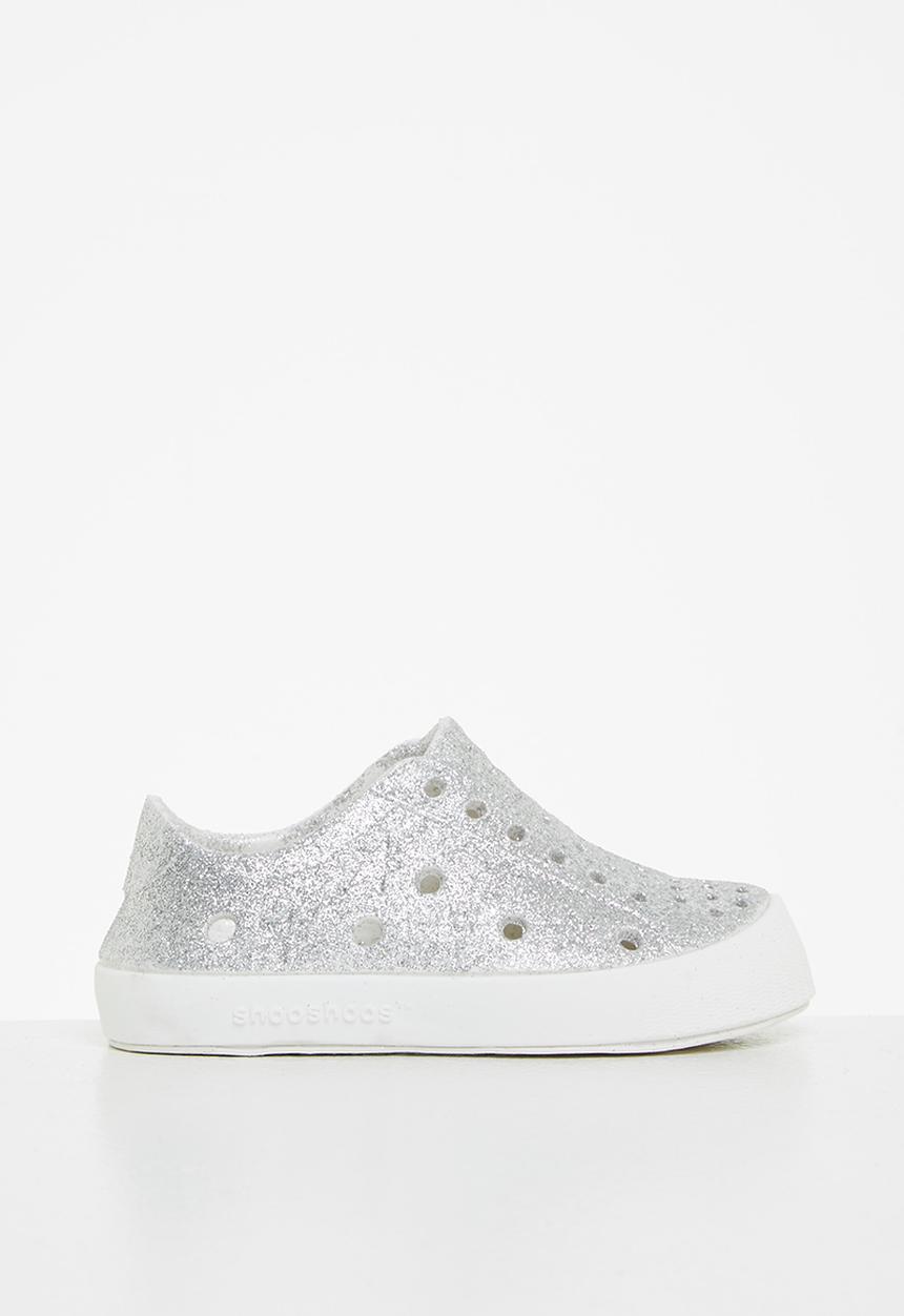 shooshoos - Scooter waterproof sneaker - glitter silver
