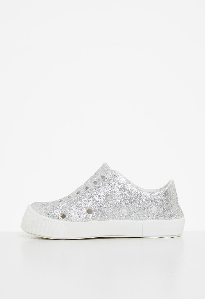 shooshoos - Scooter waterproof sneaker - glitter silver