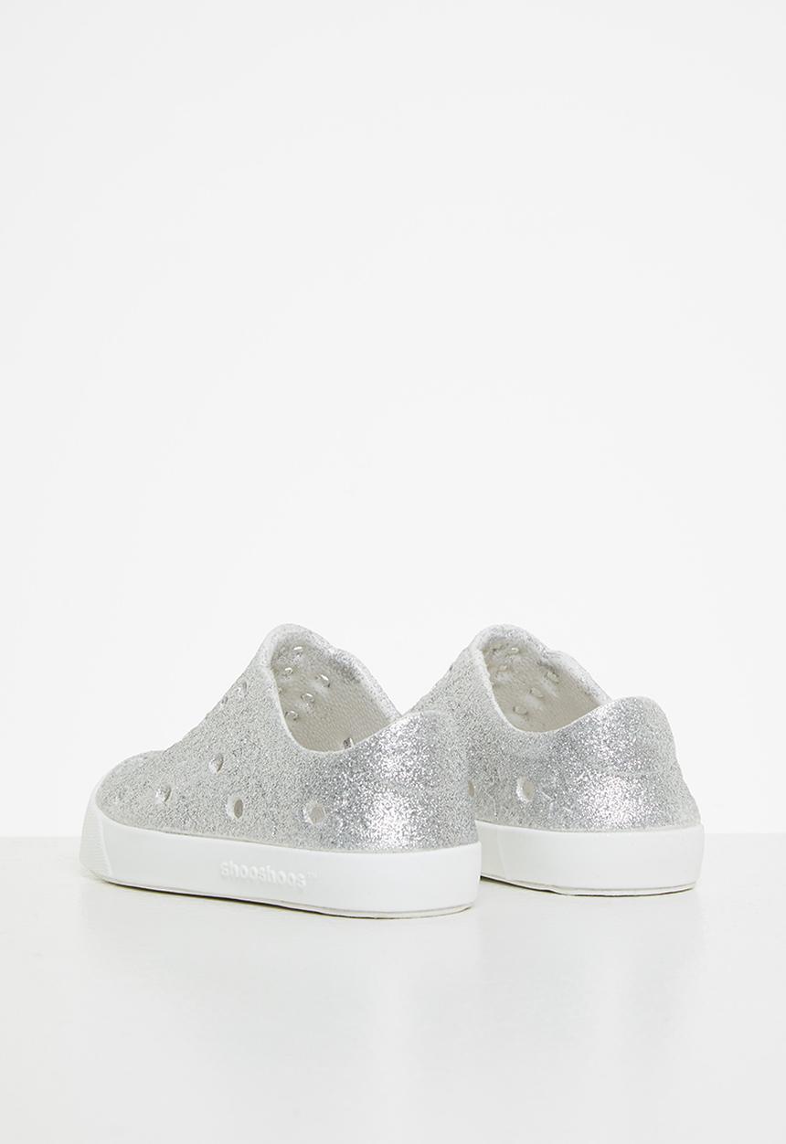 shooshoos - Scooter waterproof sneaker - glitter silver