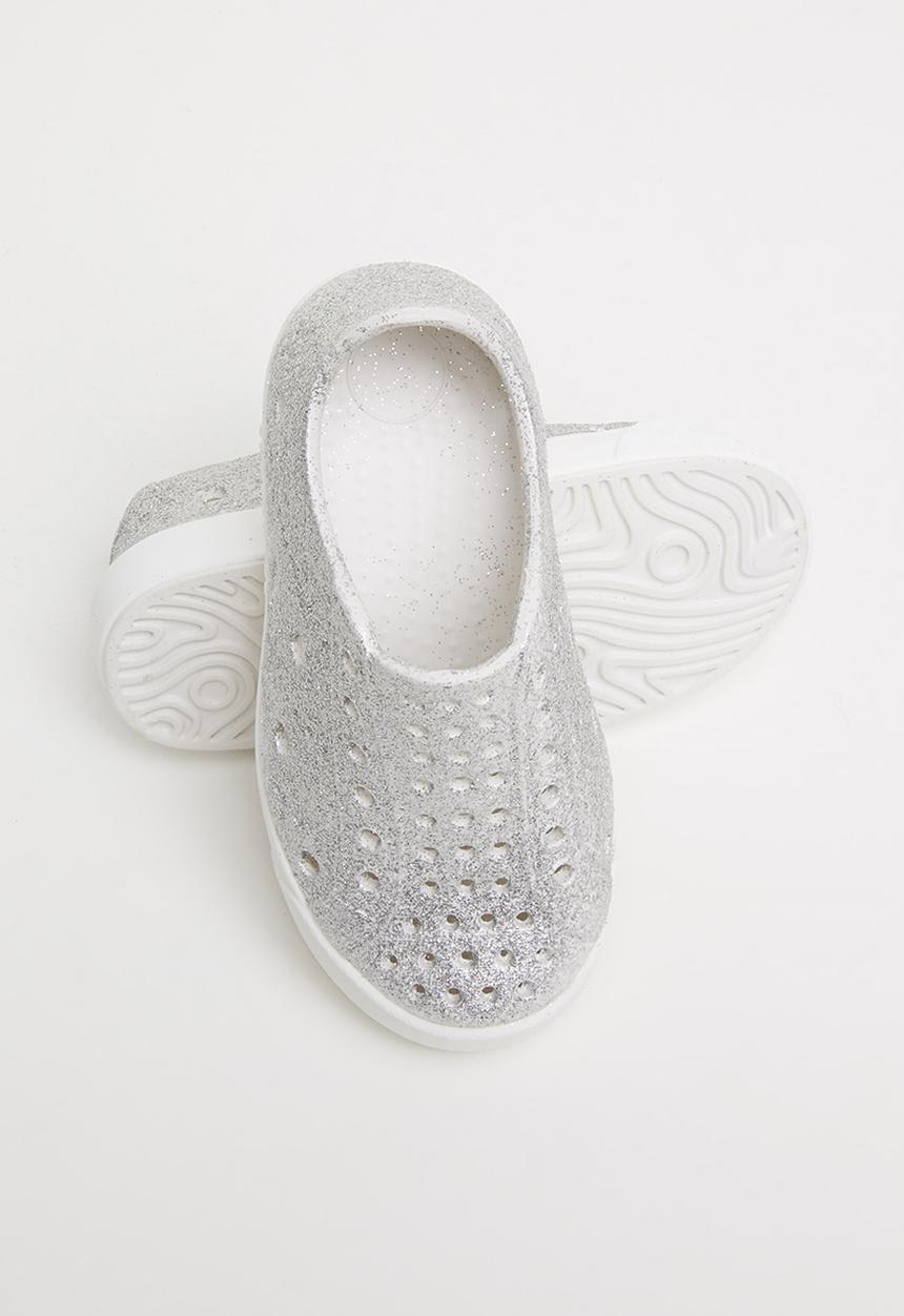 shooshoos - Scooter waterproof sneaker - glitter silver