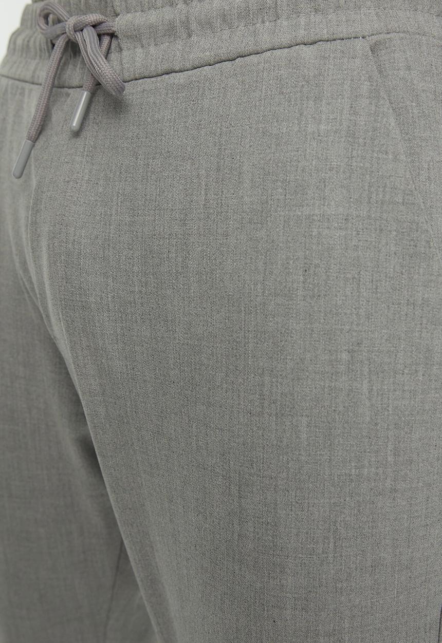 Trendyol - Peter slim fit elasticated waistband trousers - grey
