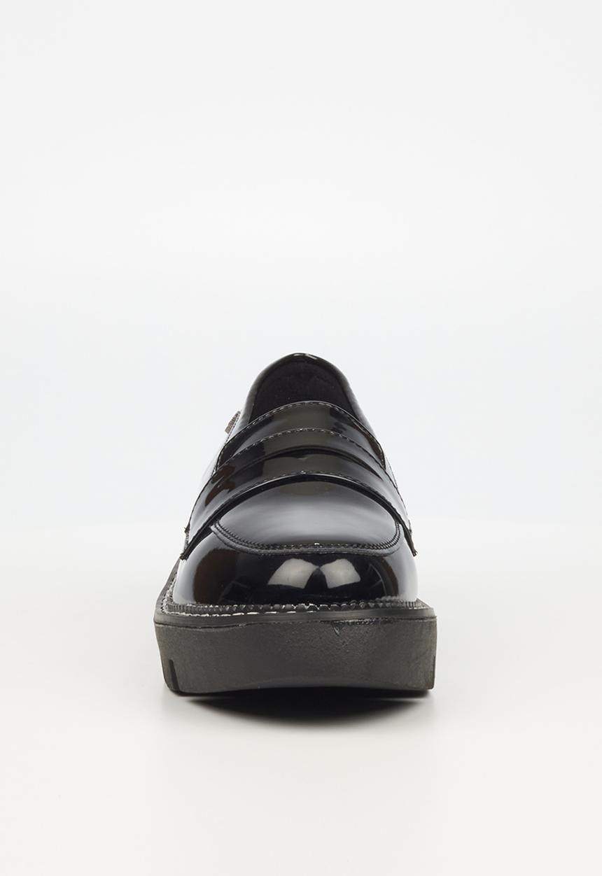 Butterfly Feet - Rileigh 1 lug sole loafer - black